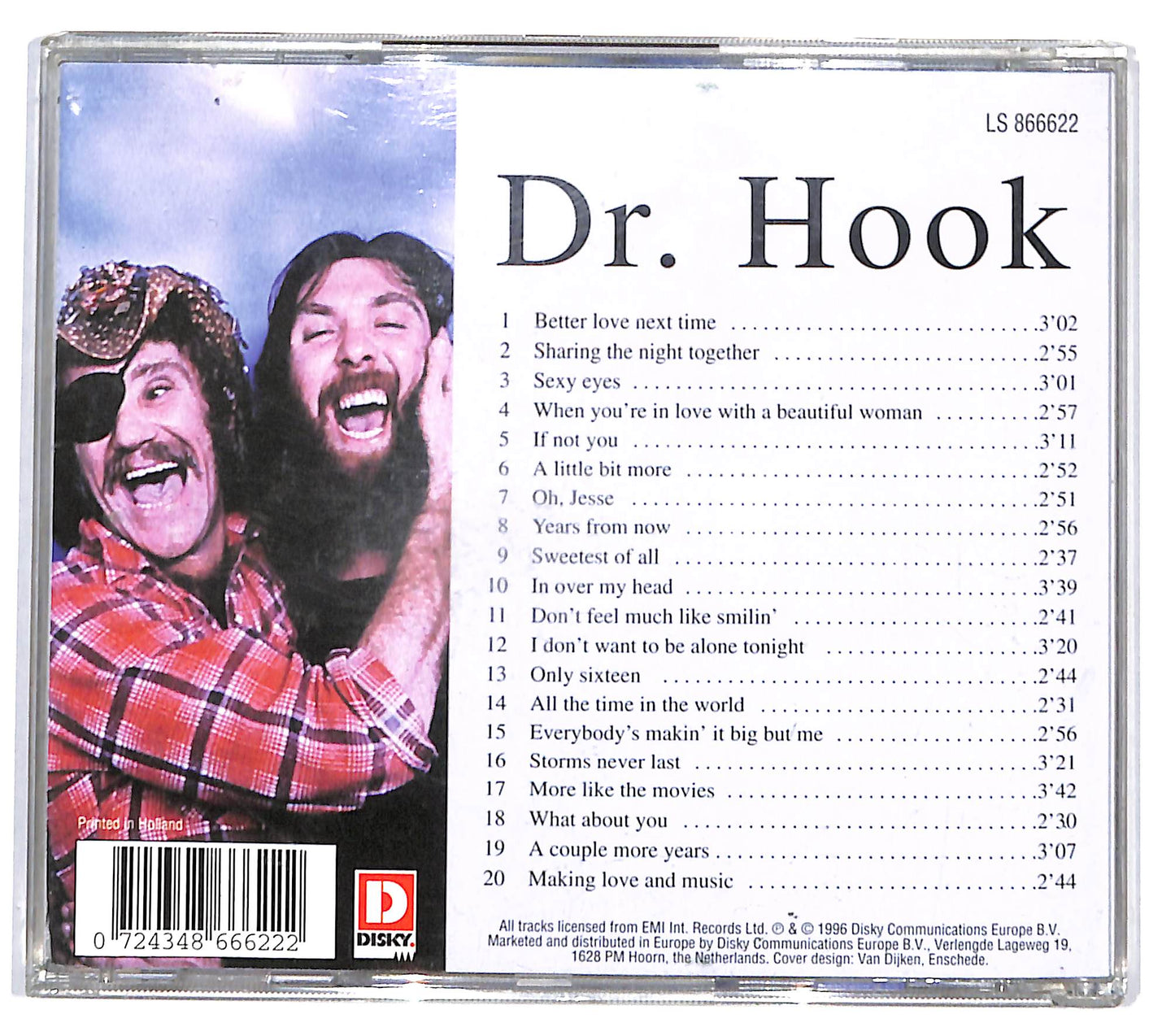 EBOND Dr. Hook - 20 Great Love Songs CD CD132742