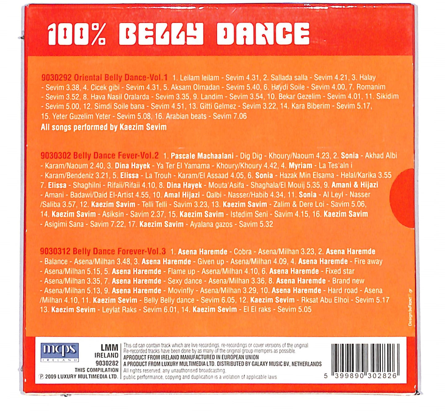 EBOND Various - 100% Belly Dance CD CD132911