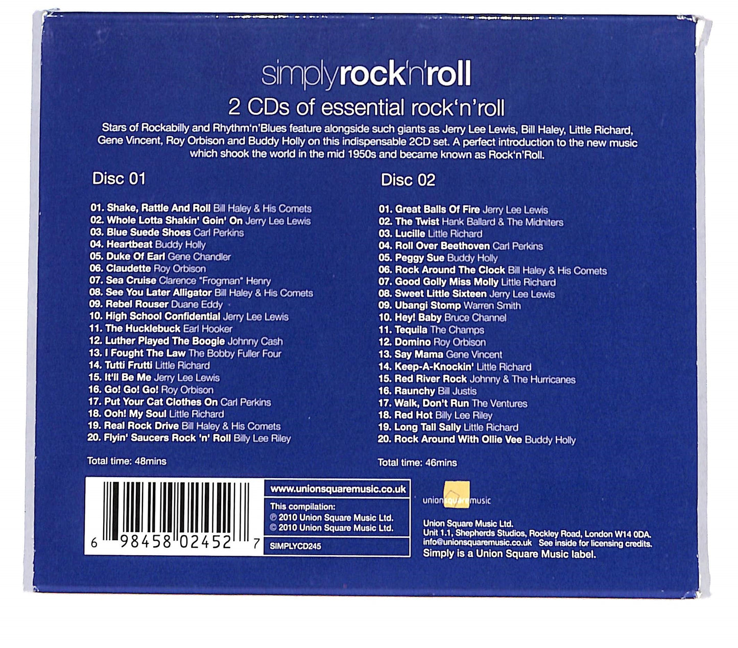 EBOND Various - Simply Rock 'N' Roll CD CD132912