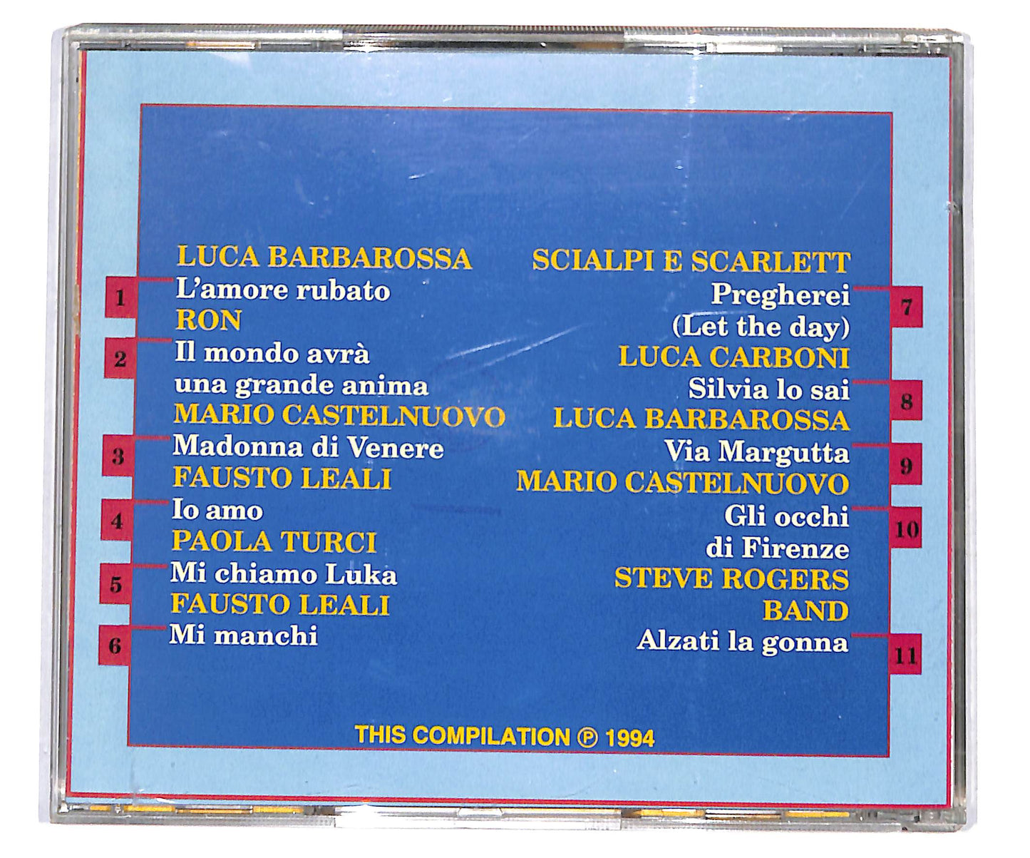 EBOND Various - 1987/88 - Firenze Via Margutta Bologna CD CD132927