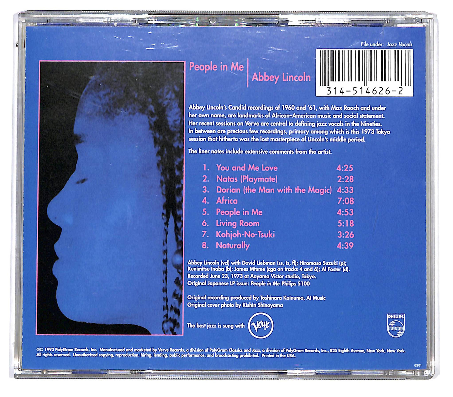 EBOND Abbey Lincoln - People In Me CD CD133025