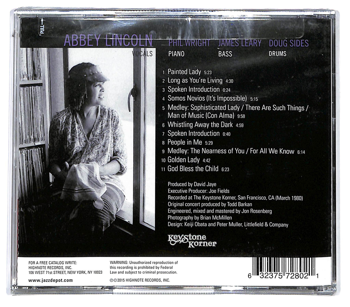 EBOND Abbey Lincoln - Sophisticated Abbey CD CD133034