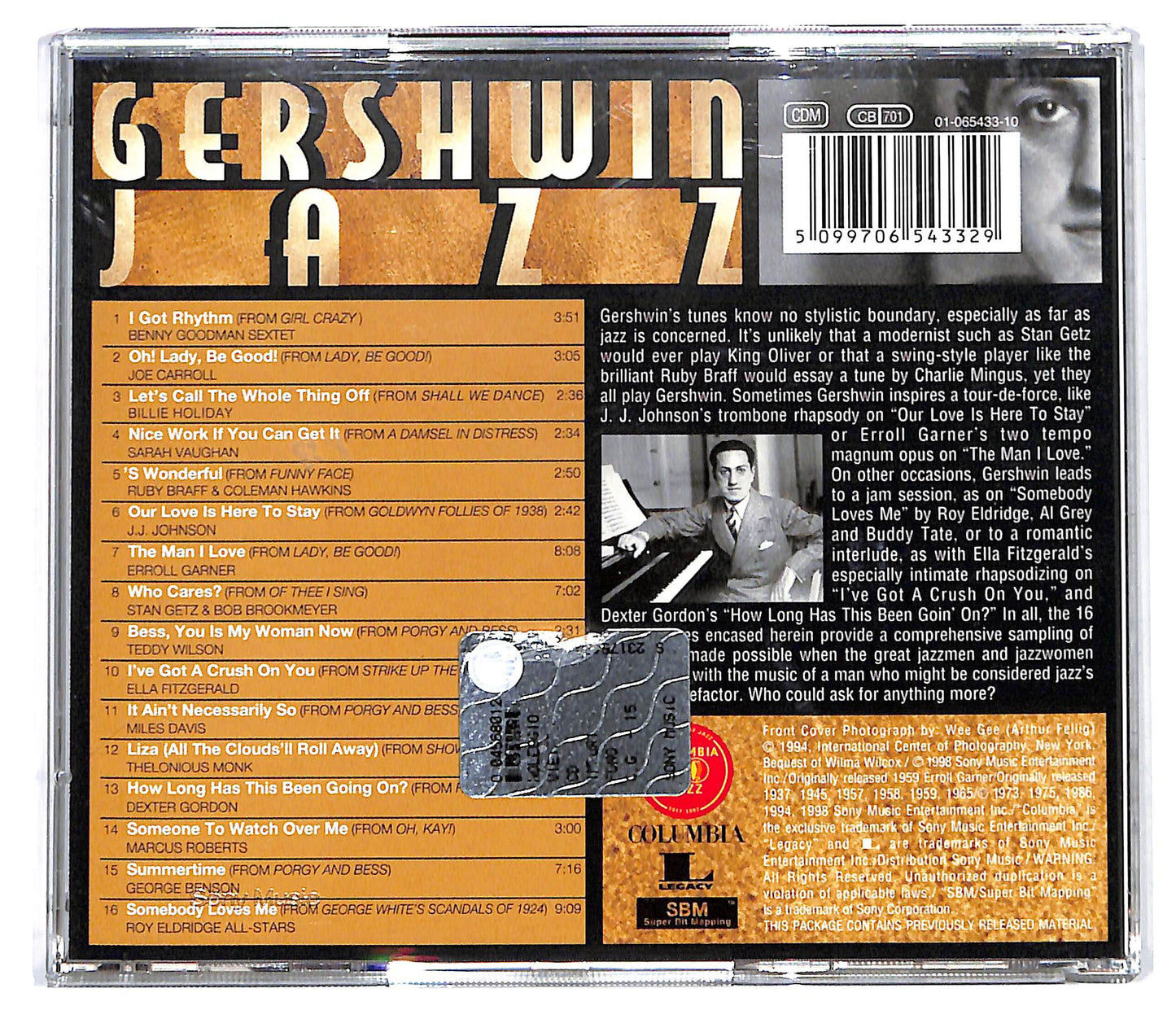 EBOND Various - Jazz Gershwin CD CD133054