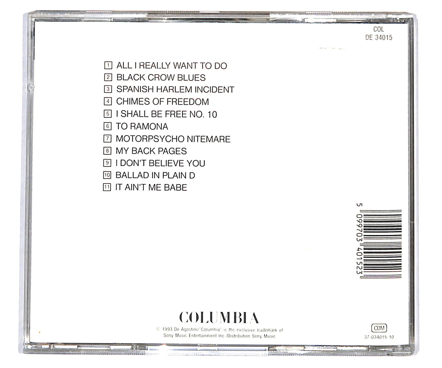 EBOND Bob Dylan - Another Side Of Bob Dylan CD CD133102