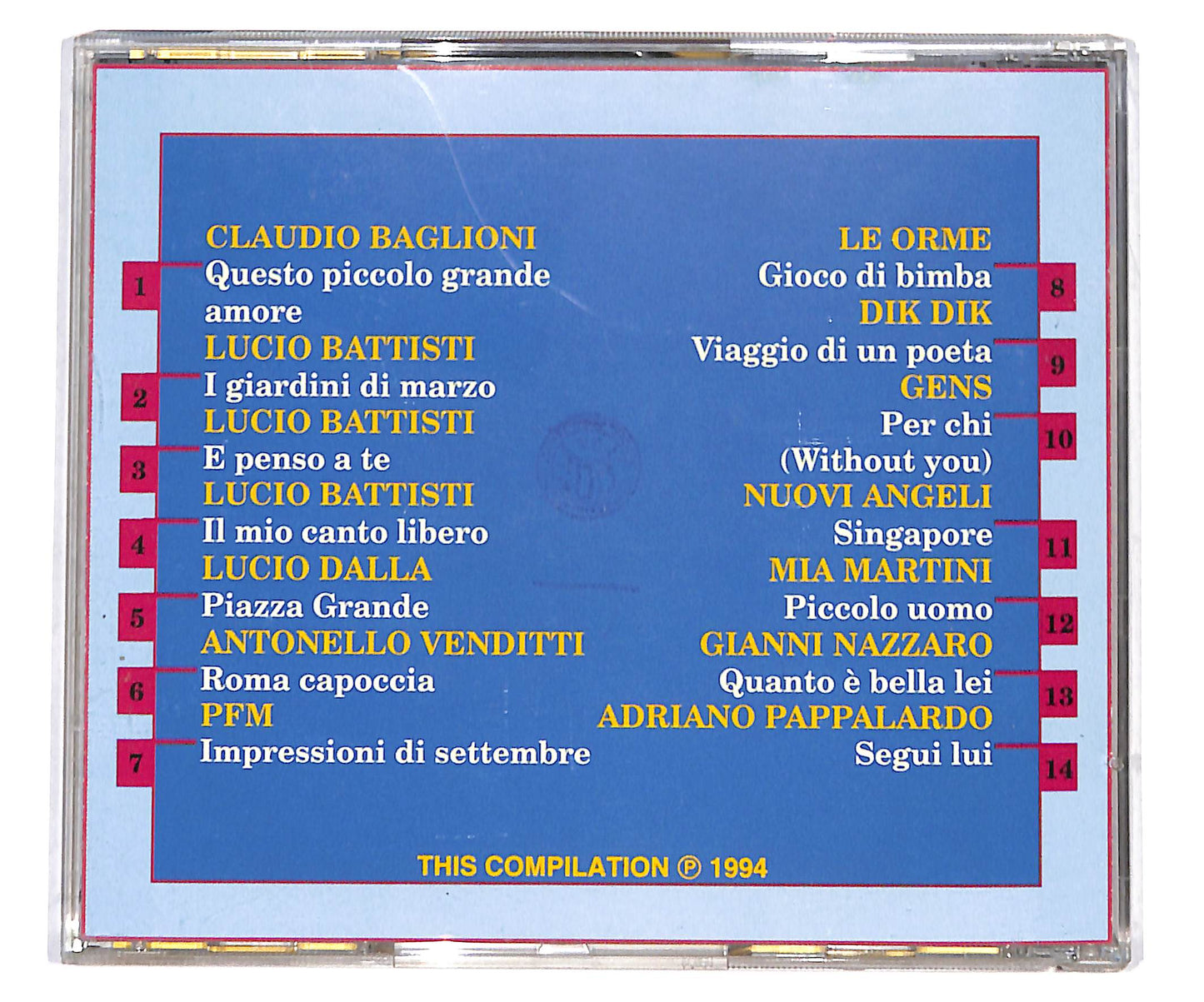 EBOND Various - 1972 - Piazza Grande CD CD133150