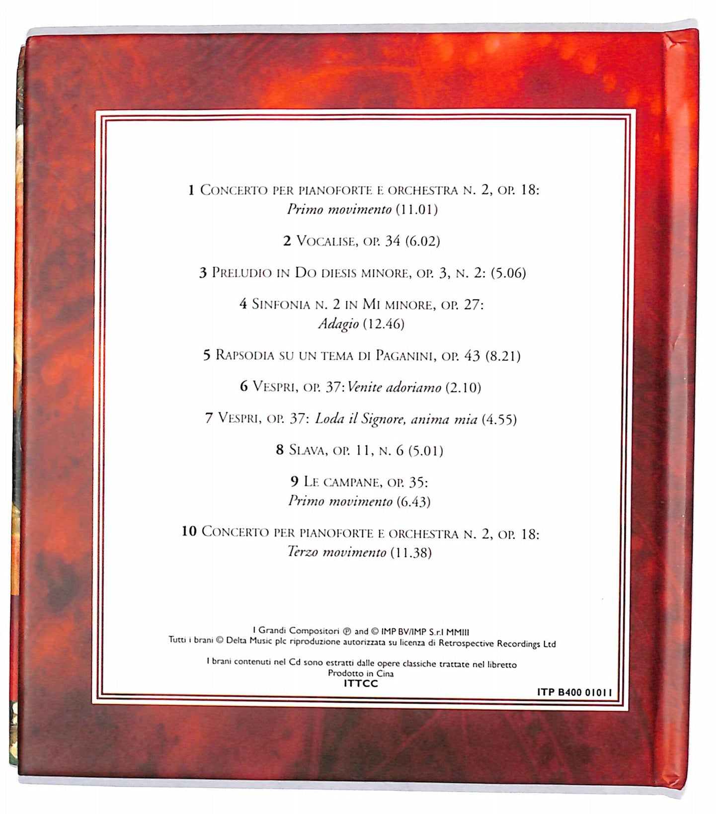 EBOND Rachmaninov - Romanticismo E Modernita CD CD133204