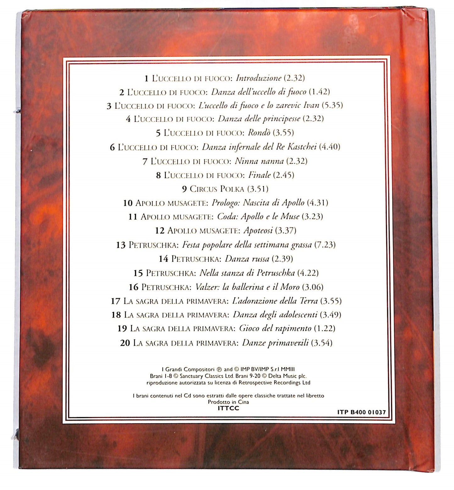 EBOND Stravinskij - Nuove Armonie CD CD133207