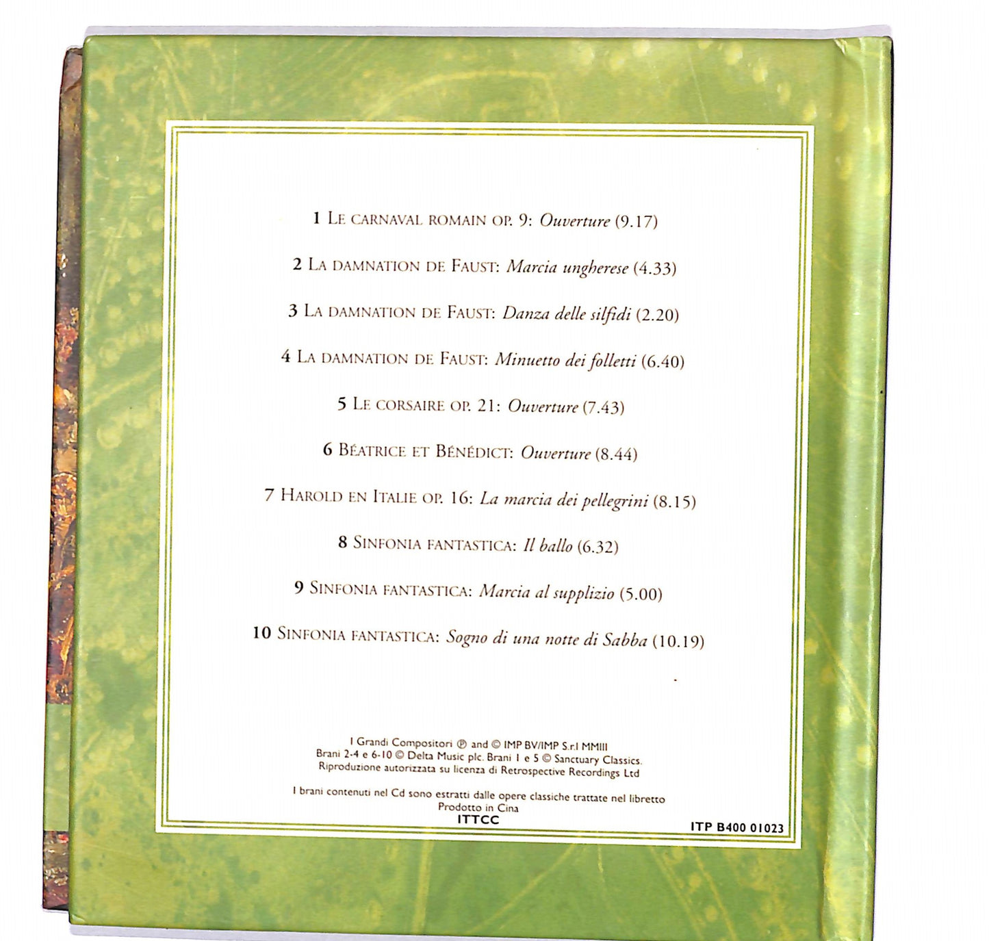 EBOND Berlioz - Fantasie Francesi CD CD133219