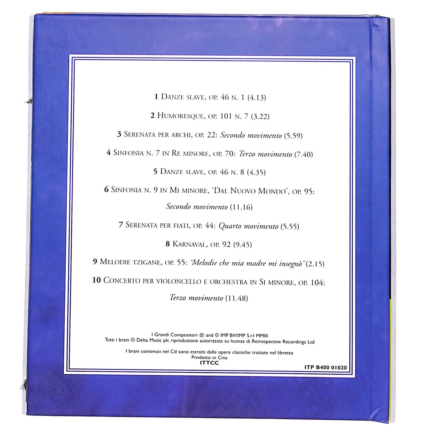 EBOND Dvořak - Melodie Della Boemia CD CD133240