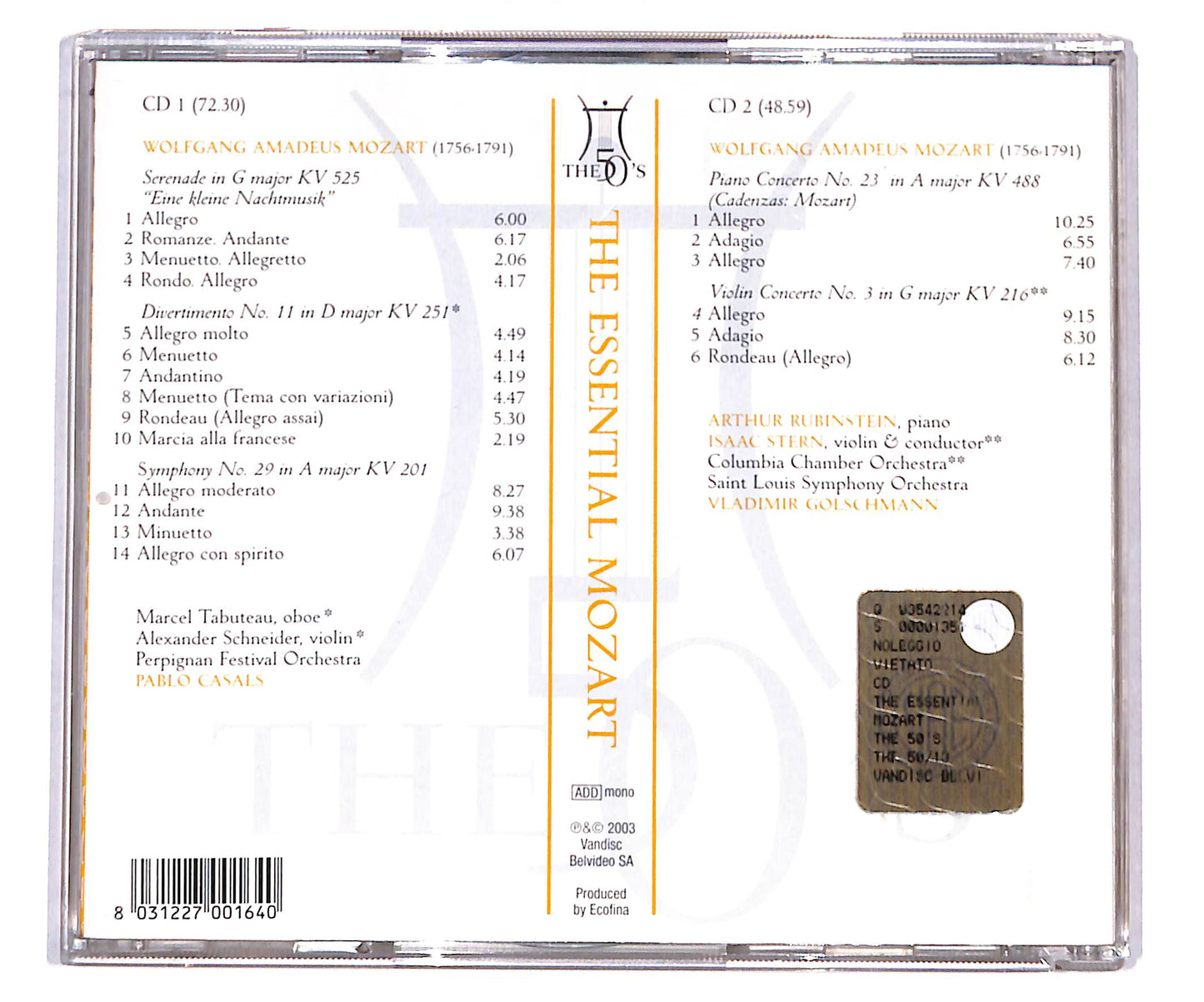 EBOND Mozart - The Essential Mozart CD CD133246