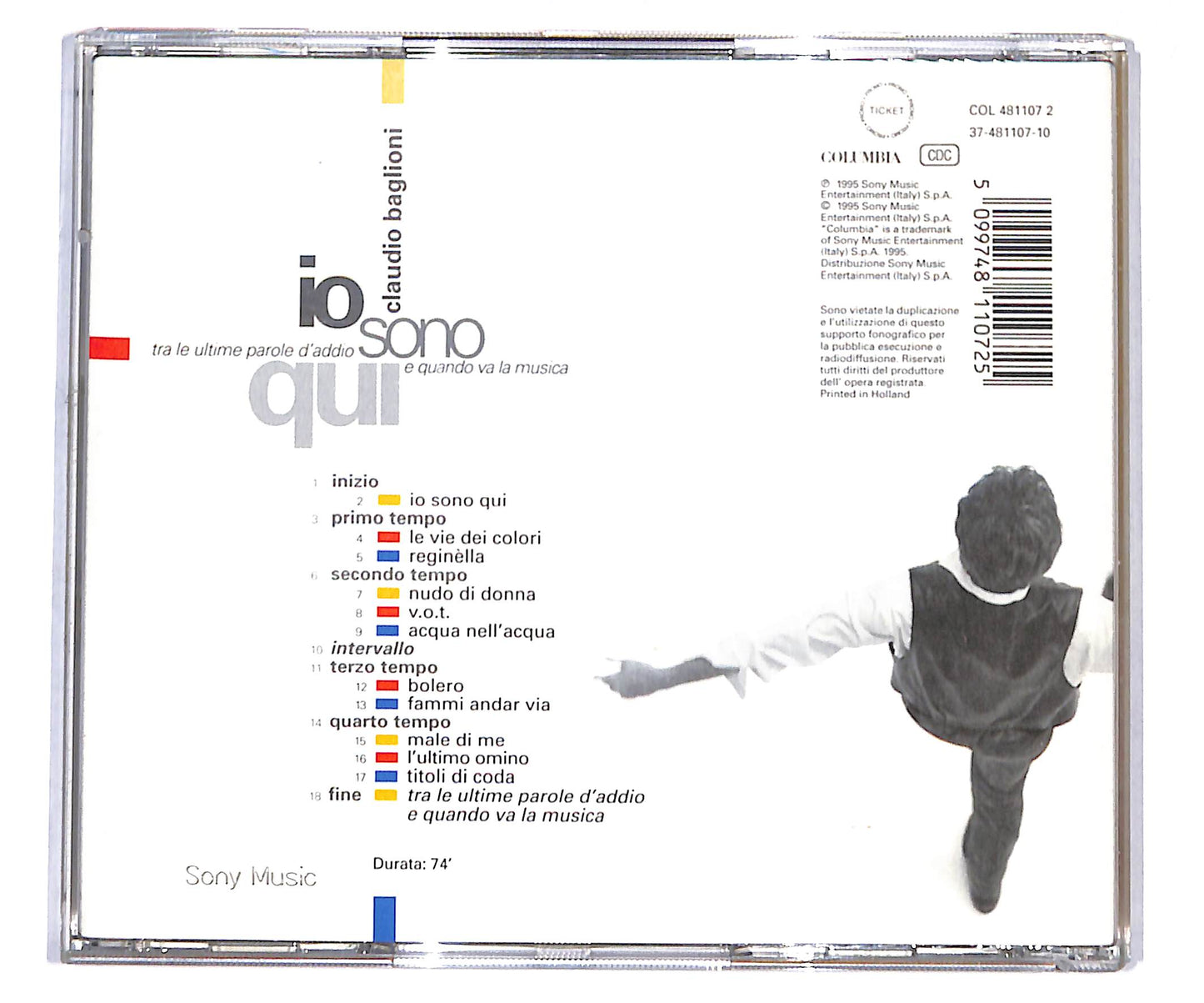 EBOND Claudio Baglioni - Io Sono Qui CD CD133309