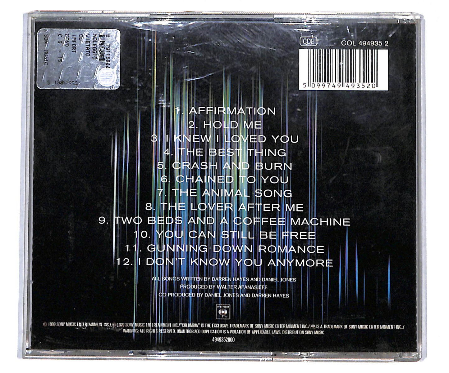 EBOND Savage Garden - Affirmation CD CD133323