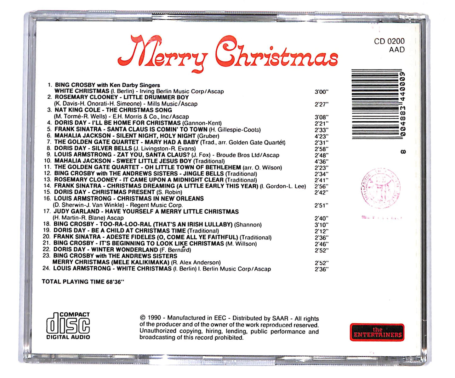 EBOND Various - Merry Christmas CD CD133325