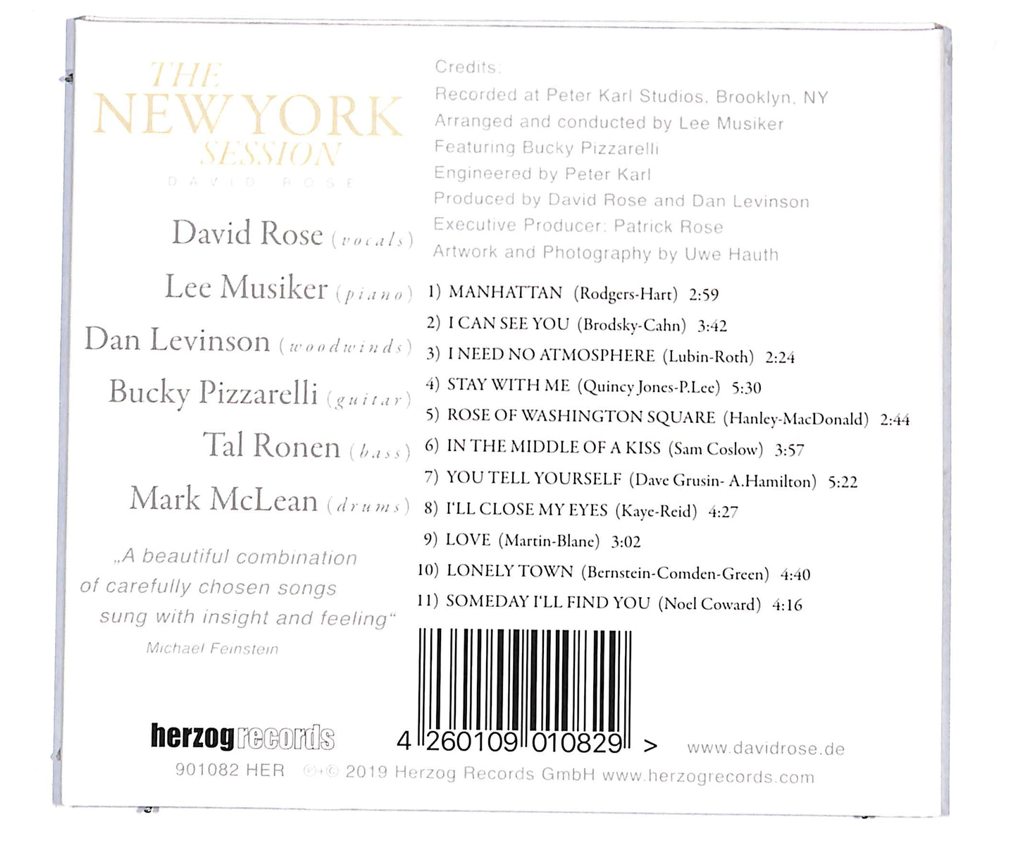 EBOND David Rose - The New York Sessions CD CD133335