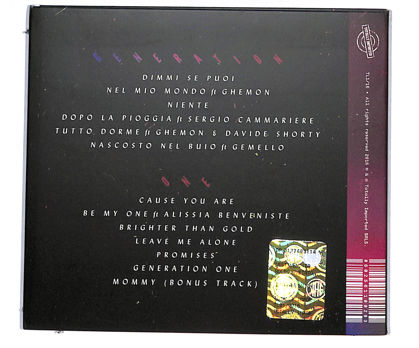 EBOND Aine - Generation One CD CD133341