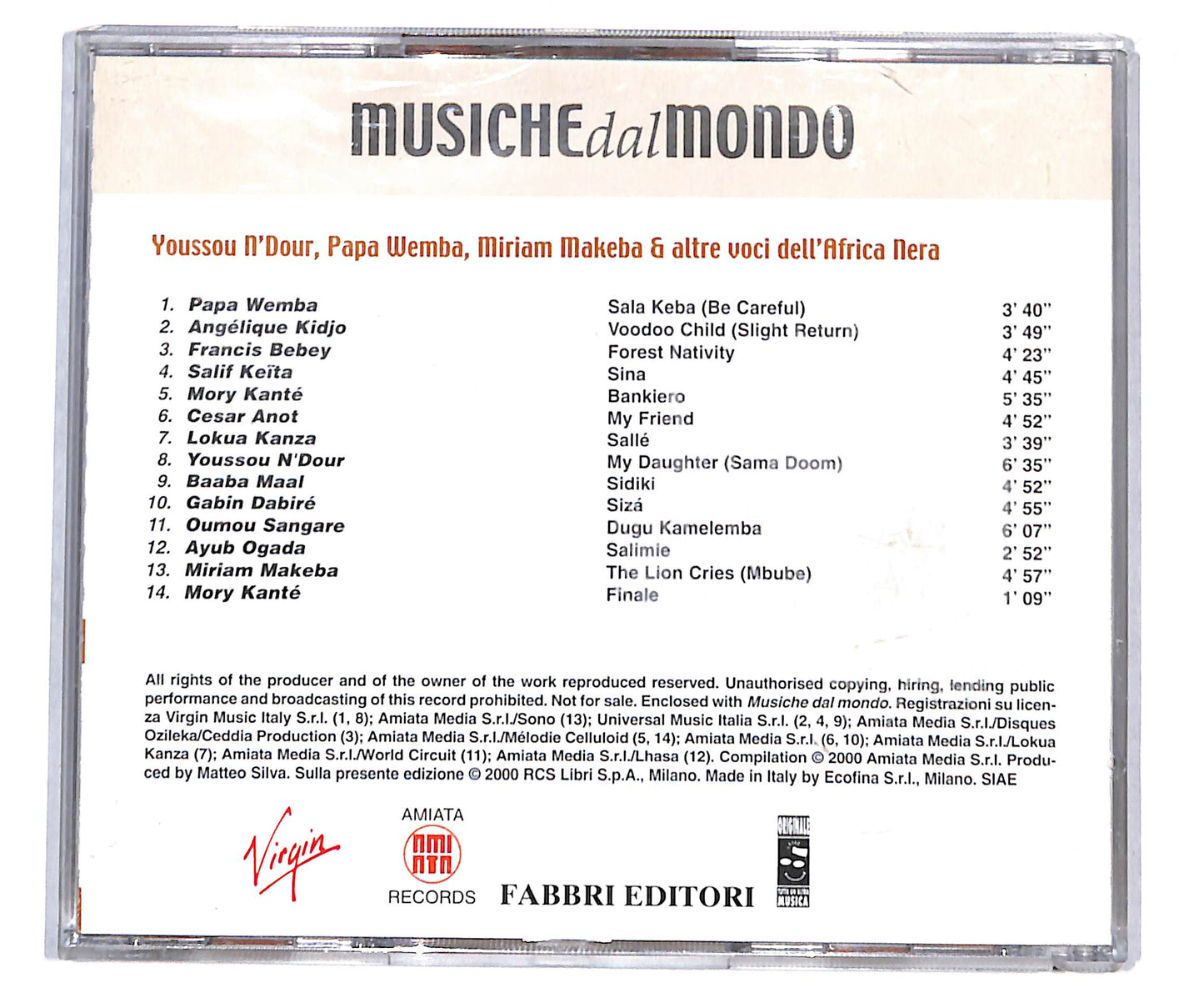 EBOND Various - Africa - Musiche dal Mondo CD CD133405