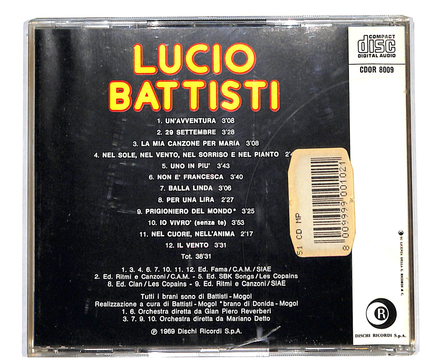 EBOND Lucio Battisti - Lucio Battisti CD CD133525