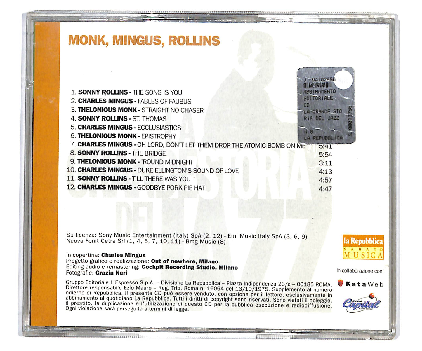 EBOND Various - Monk Mingus Rollins CD CD133542