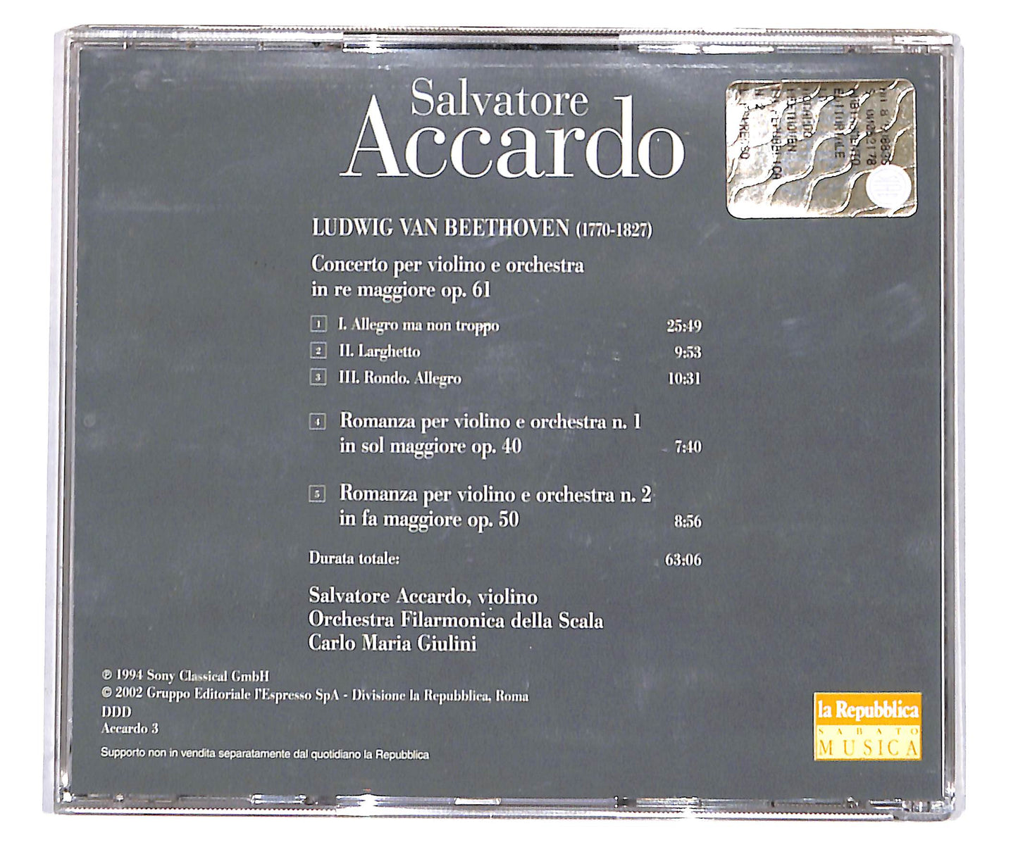 EBOND Salvatore Accardo - Beethoven CD CD133615