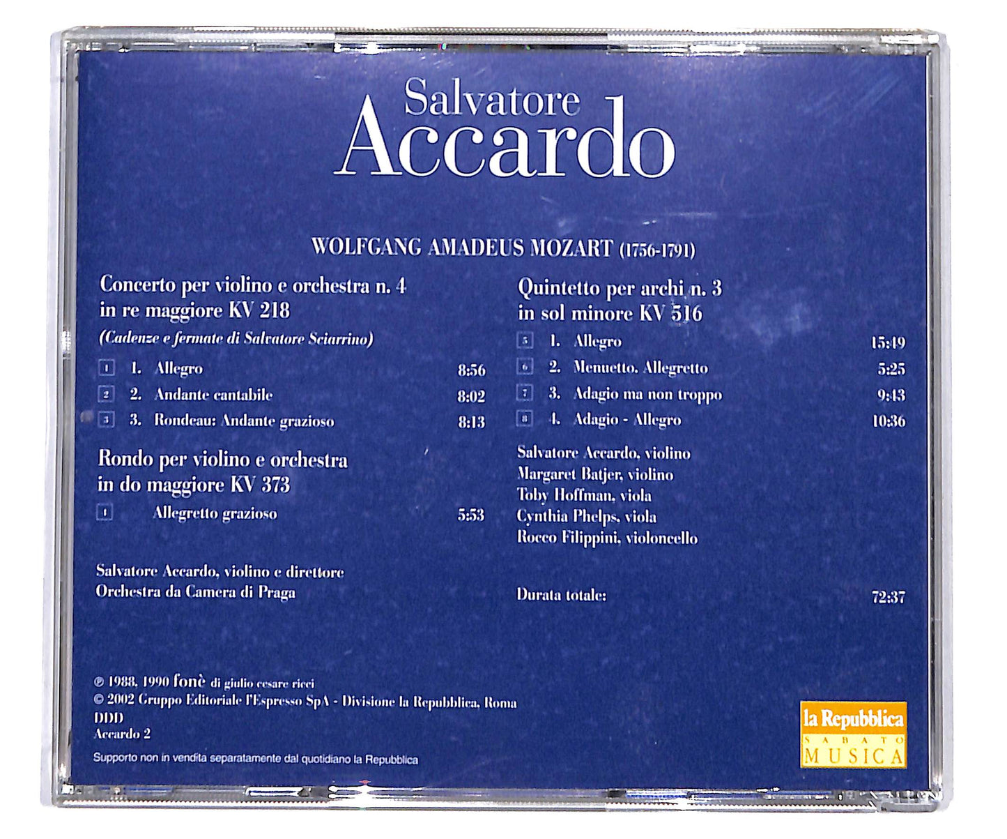 EBOND Salvatore Accardo - Mozart CD CD133617