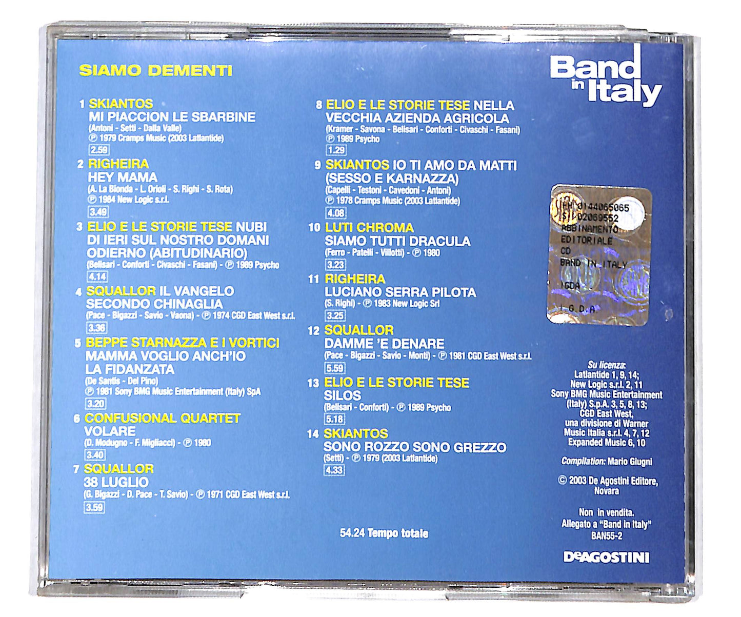EBOND Various - Band In The World - siamo dementi CD CD133655