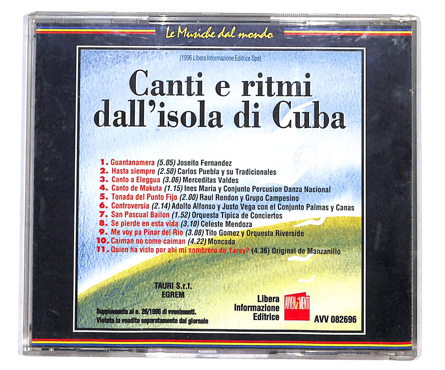 EBOND Various - Guantanamera. Canti E Ritmi Dall'Isola Di Cuba CD CD133726