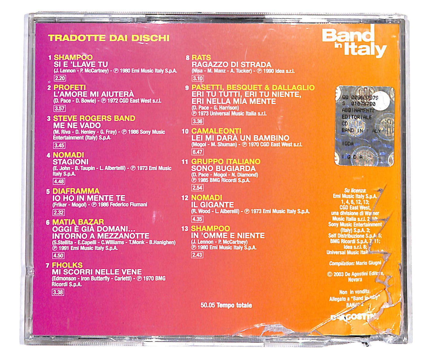 EBOND Various - Tradotte Dai Dischi CD CD133729