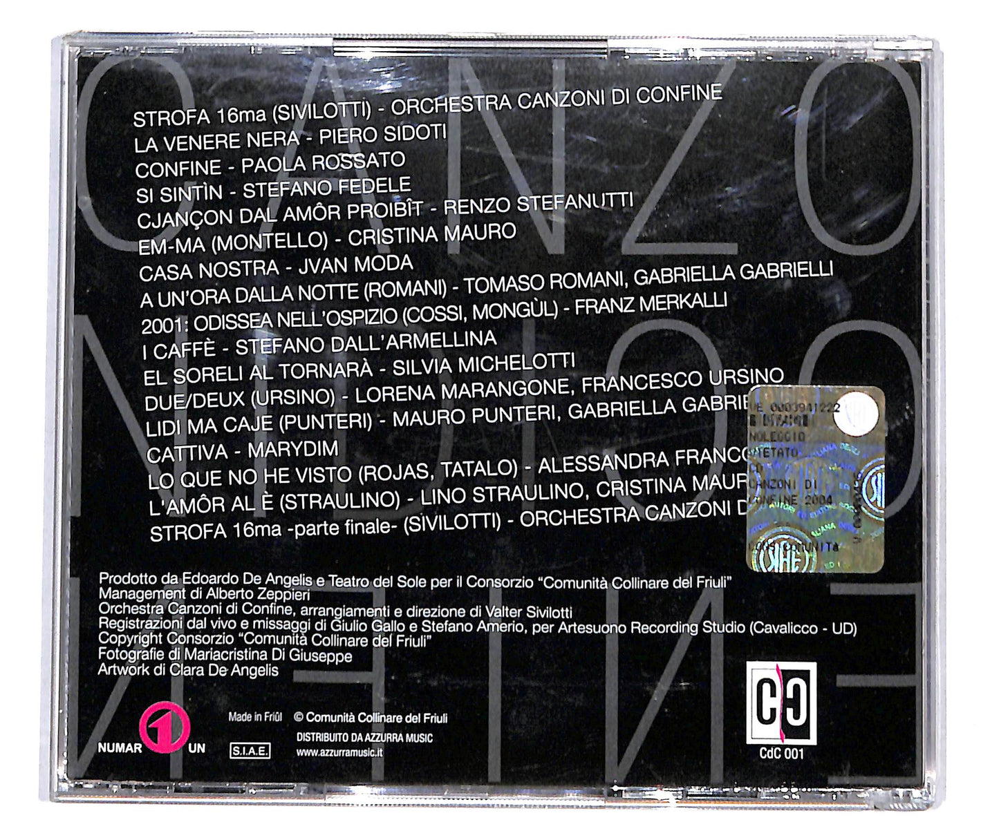 EBOND Various - canzoni di confine 2004 CD CD133743