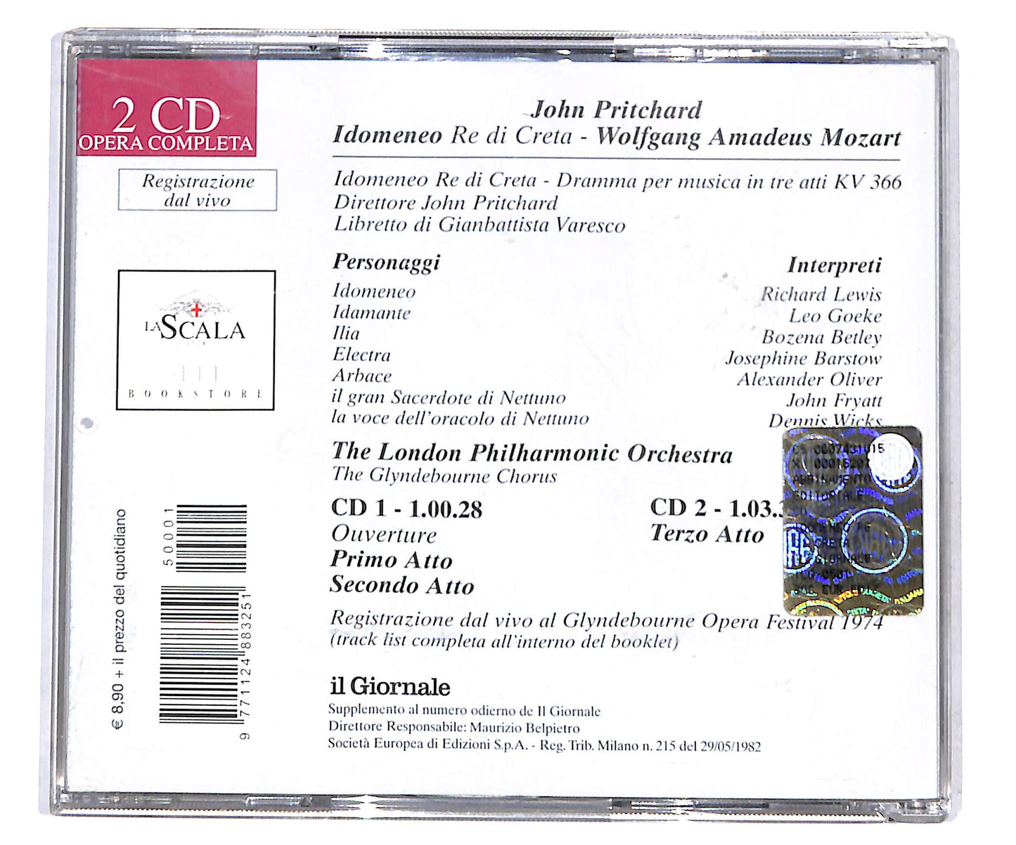 EBOND Mozart - Idomeneo re di creta CD CD133750