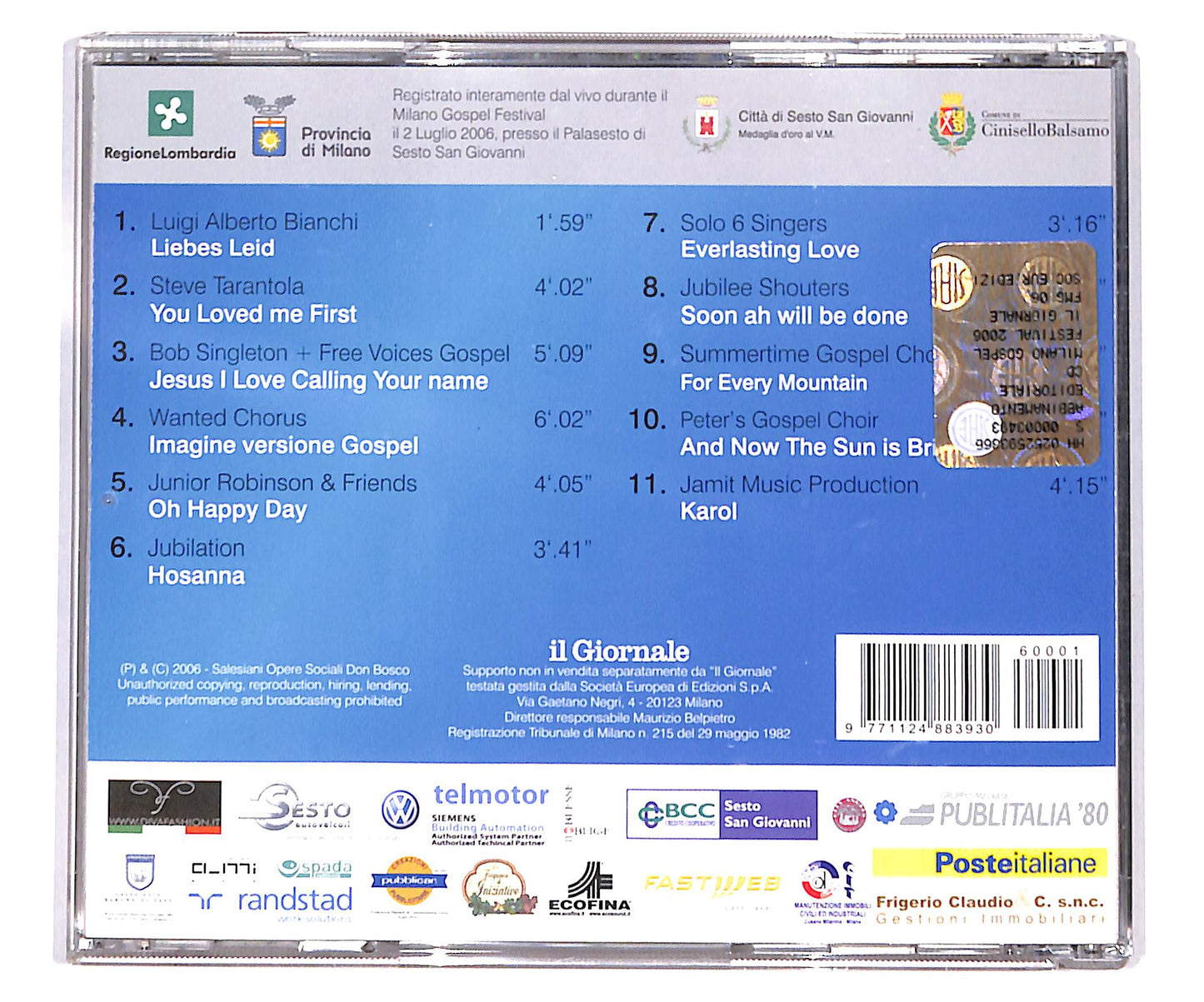 EBOND Aavv - Gospel Festival 2006 CD CD133753