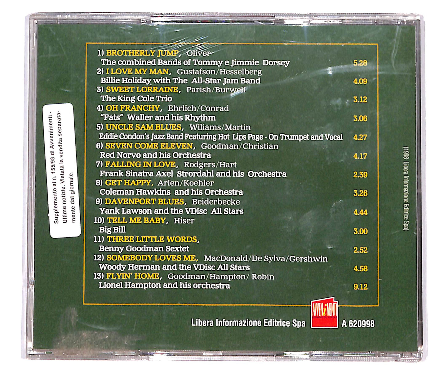 EBOND Various - Swing Era (Le Grandi Band Le Grandi Voci) CD CD133754