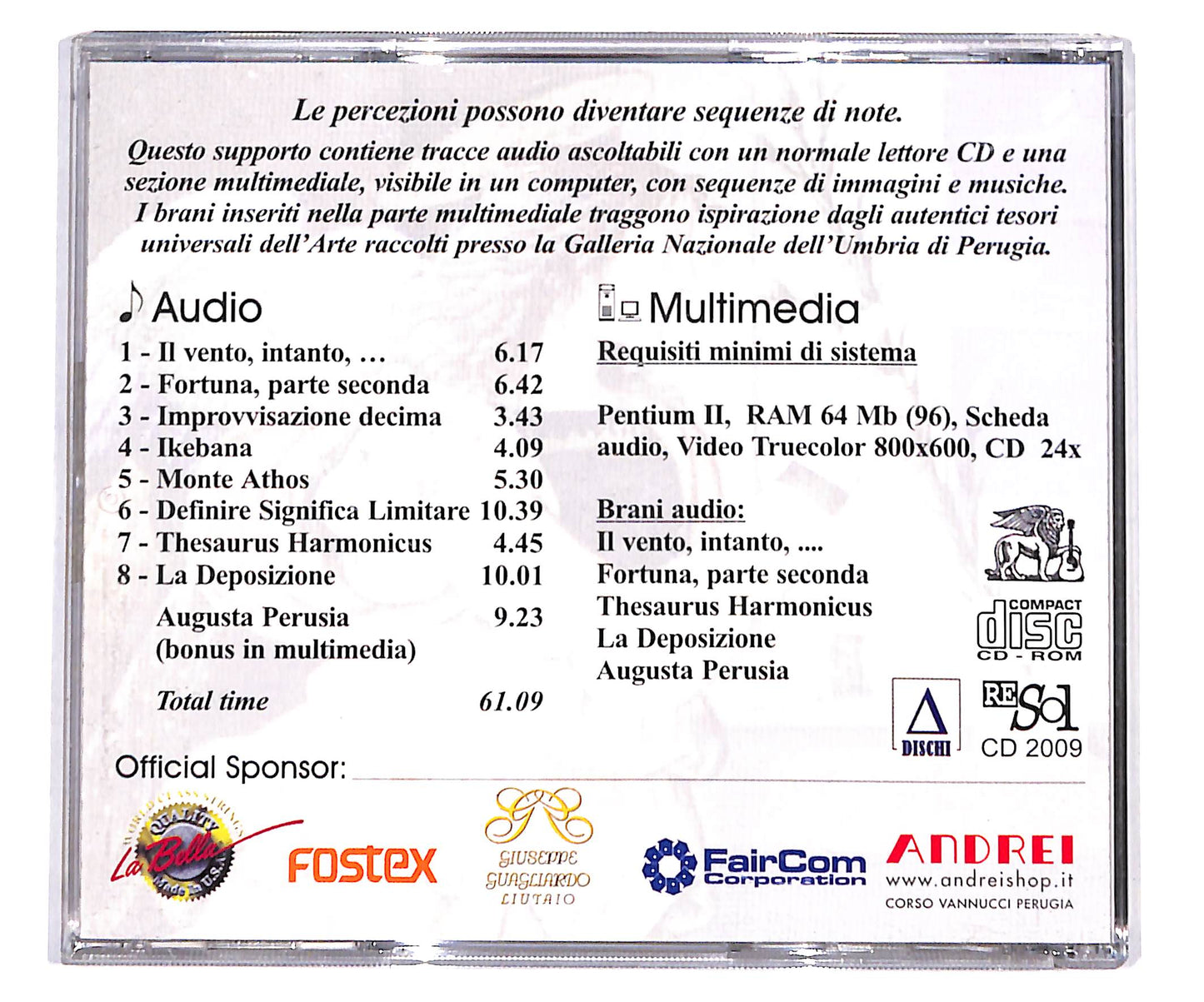 EBOND Riccardo Zappa - Thesaurus Harmonicus CD CD133758