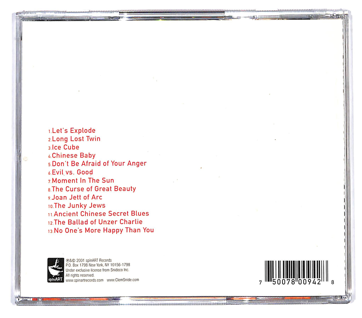 EBOND Clem Snide - The Ghost Of Fashion CD CD133804