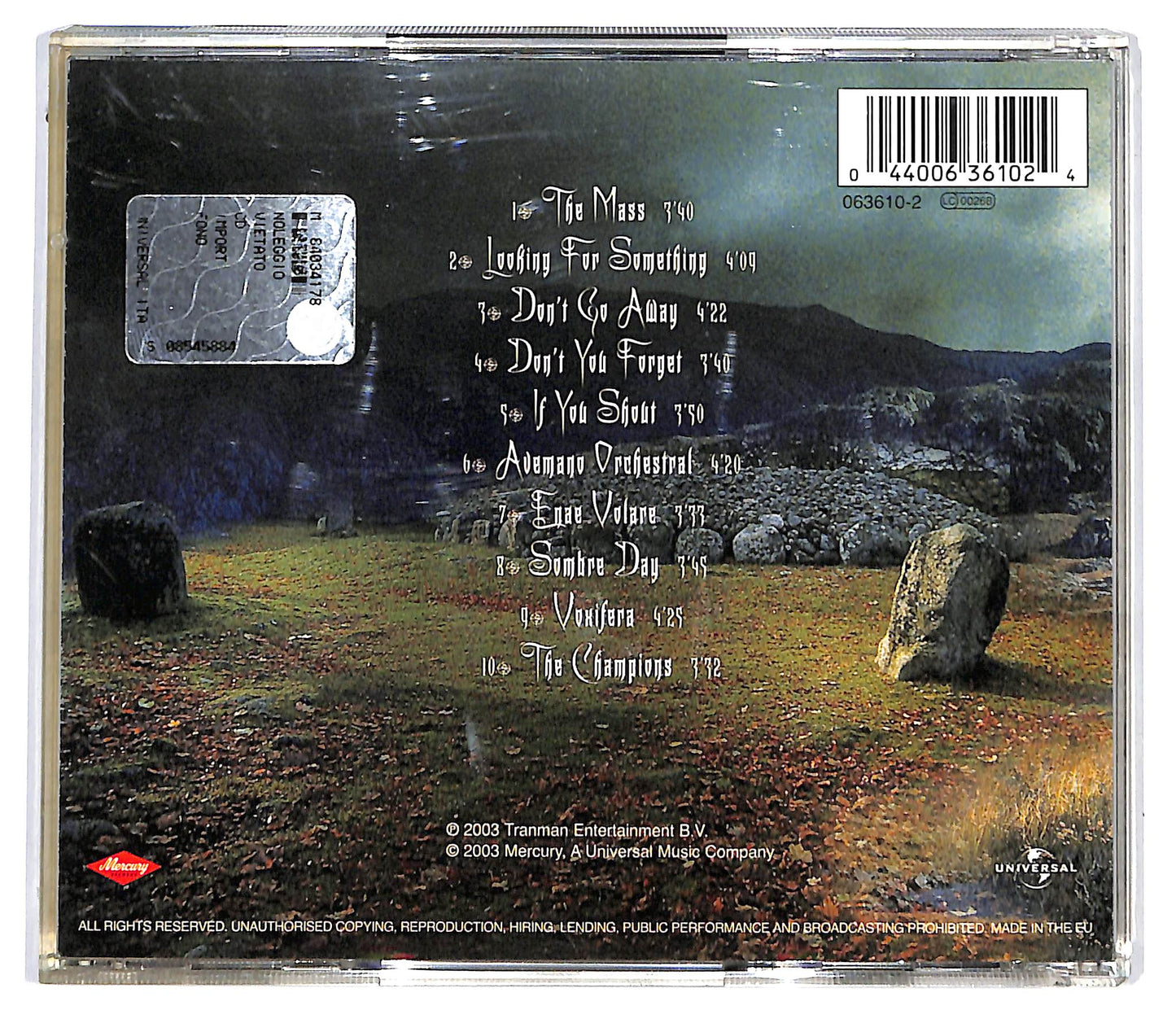 EBOND Era - The Mass CD CD133825