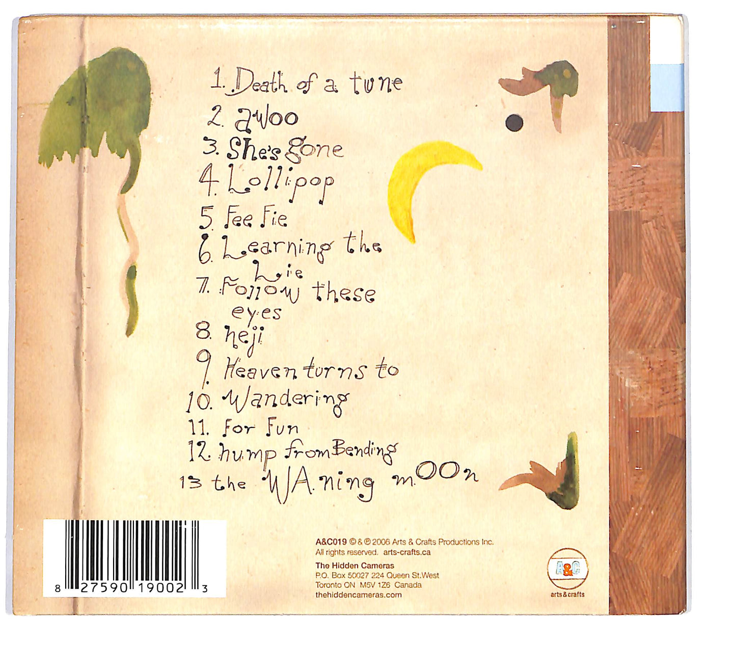 EBOND The Hidden Cameras - Awoo DIGIPACK CD CD133827
