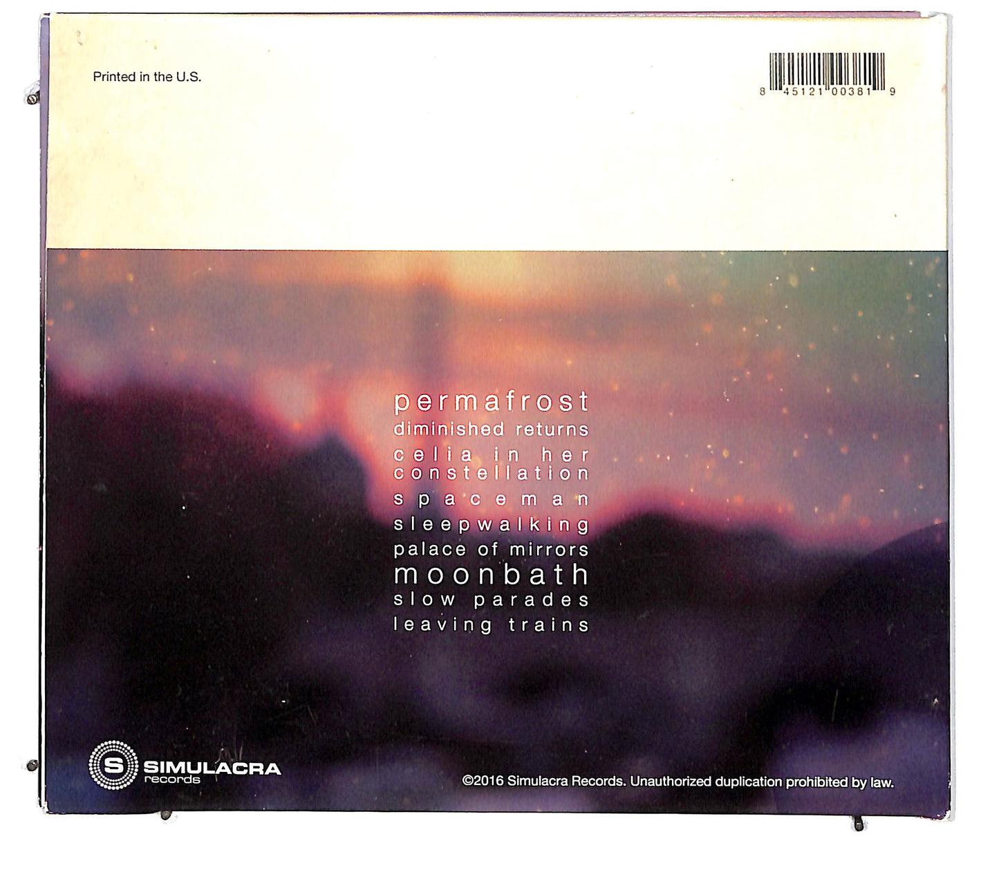 EBOND Crushed Stars - Displaced Sleepers CD CD133830