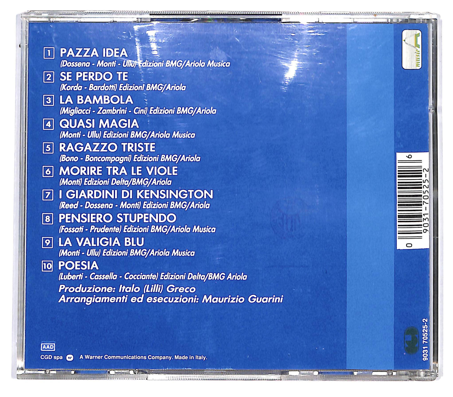 EBOND Patty Pravo - Pazza Idea CD CD133835