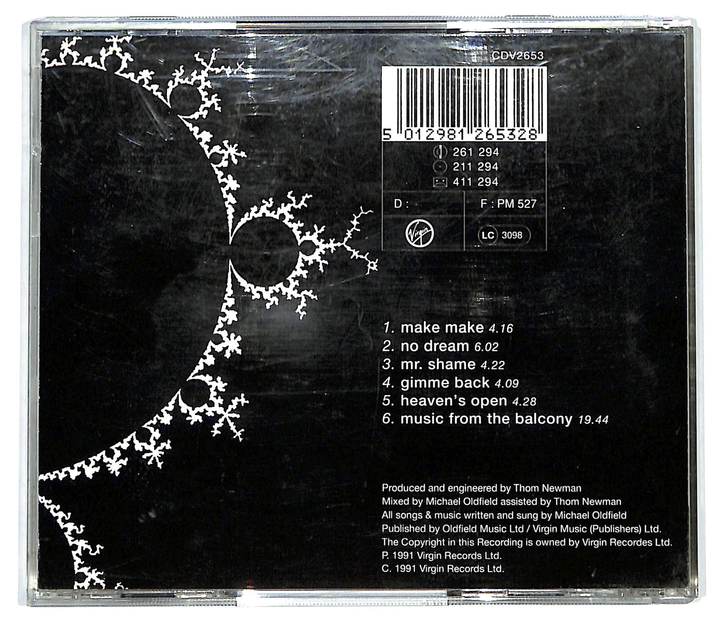 EBOND Michael Oldfield - Heaven's Open CD CD133849