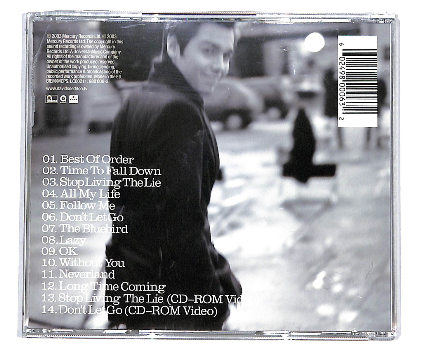 EBOND David Sneddon - Seven Years - Ten Weeks CD CD133913