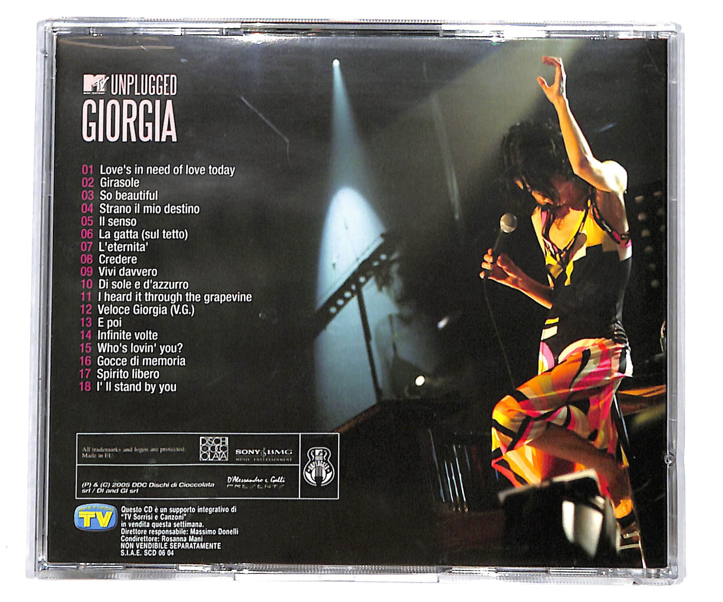 EBOND Giorgia - MTV Unplugged Giorgia EDITORIALE CD CD133934