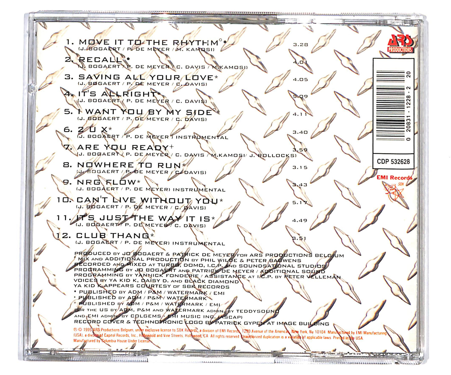 EBOND Technotronic - Recall CD CD133935