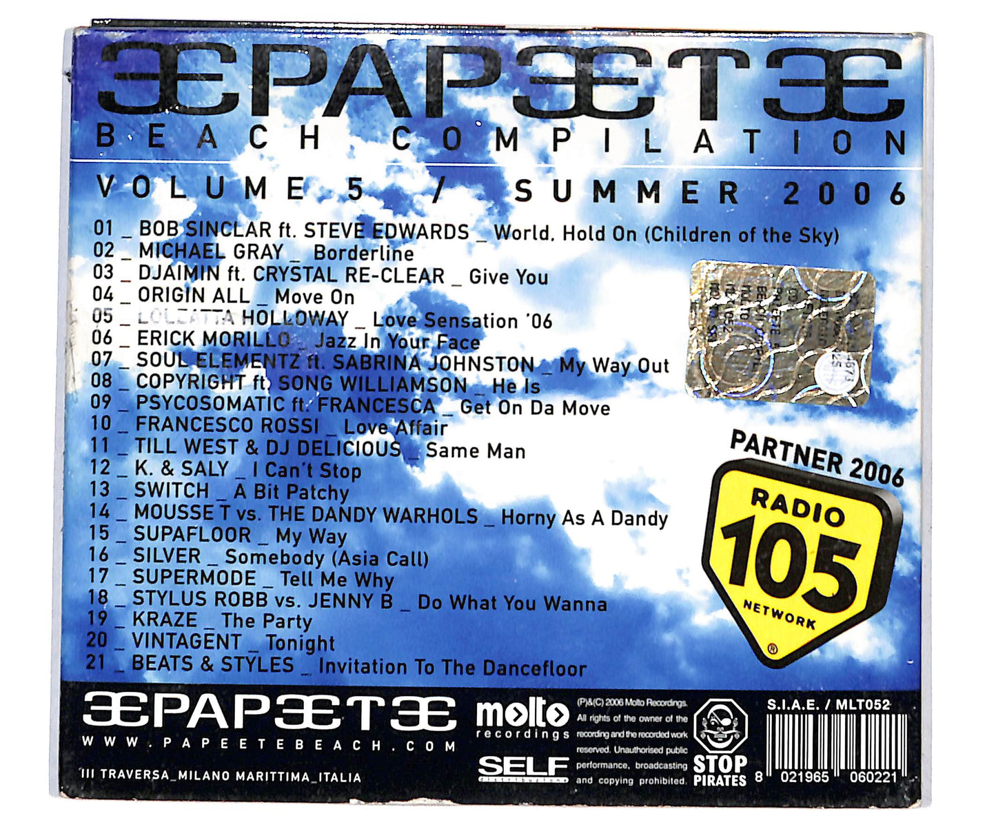 EBOND Various - Papete Beach Compilation Vol. 5 Summer 2006 CD CD133941