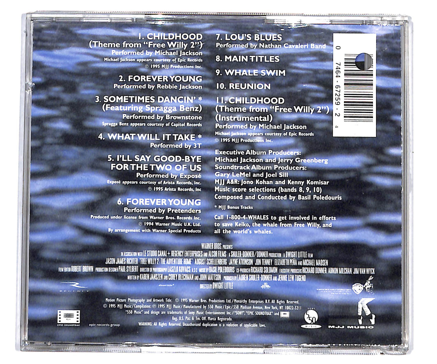 EBOND Various - Free Willy 2: The Adventure Home CD CD133950