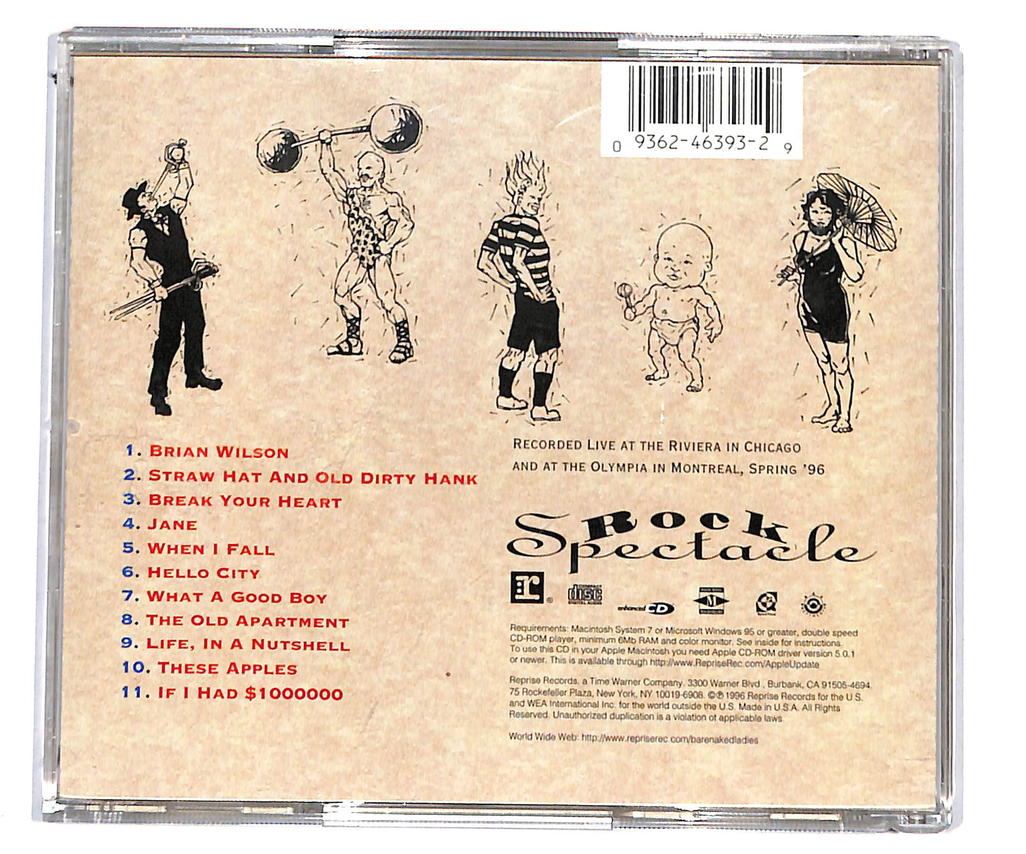EBOND Barenaked Ladies - Rock Spectacle CD CD133955