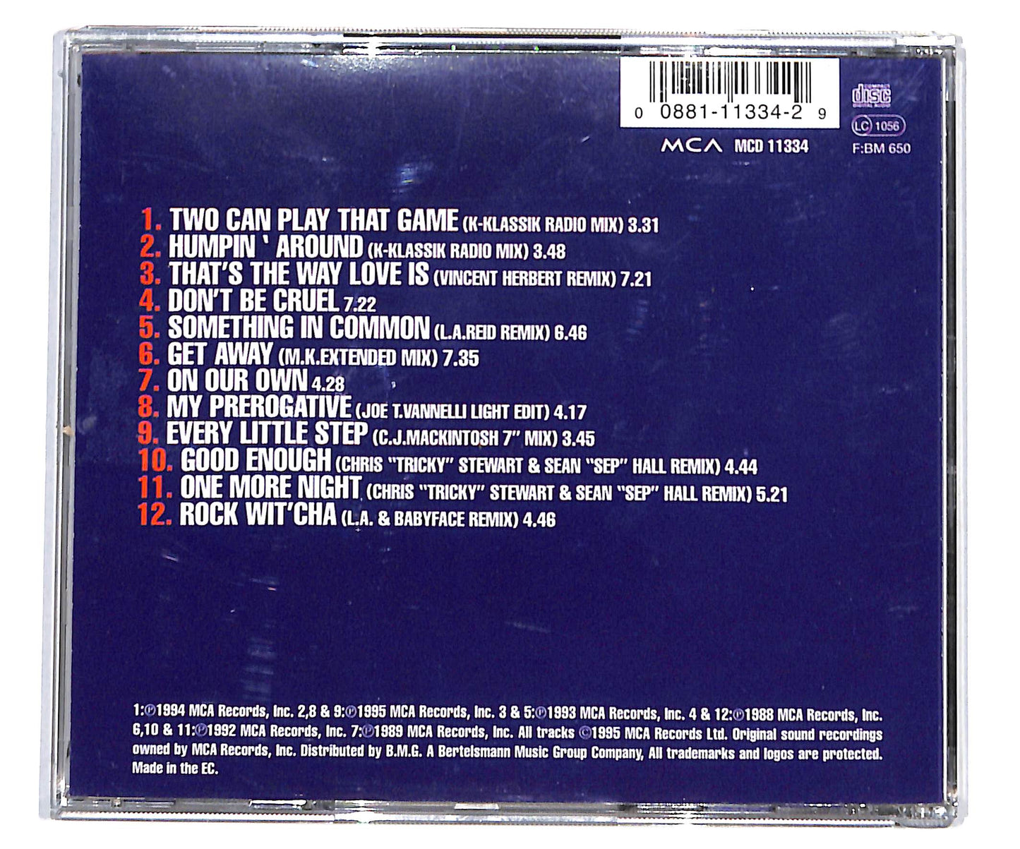 EBOND Bobby Brown - Two Can Play That Game CD CD134043