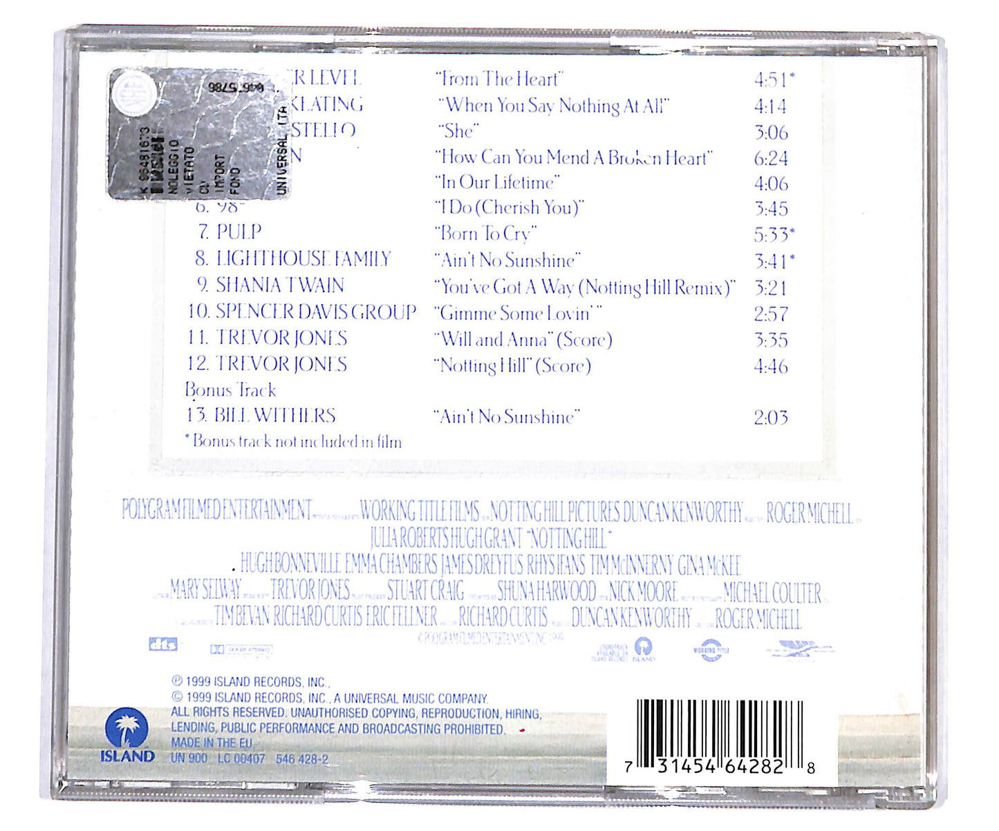 EBOND Various - Notting Hill CD CD134052