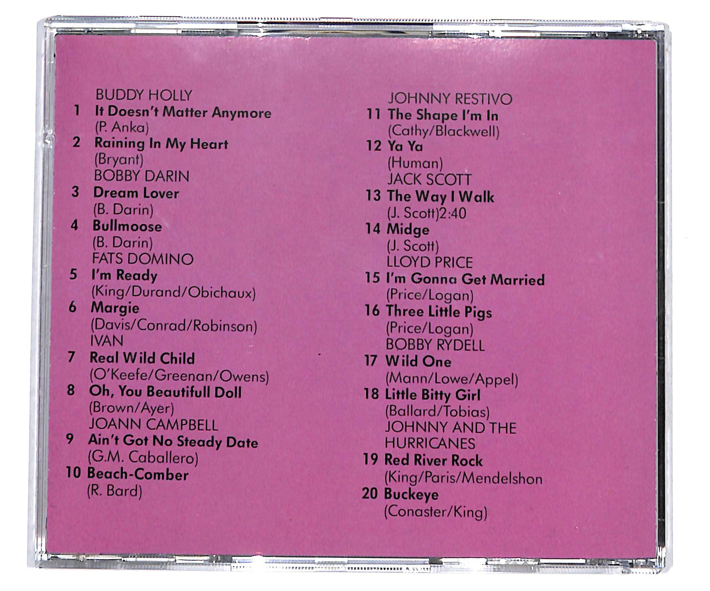 EBOND Various - Original Single Compilation Of The Year 1959 Vol. 2 CD CD134147