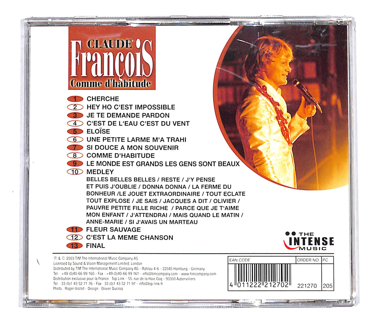 EBOND Claude Francois - Comme D'habitude CD CD134151