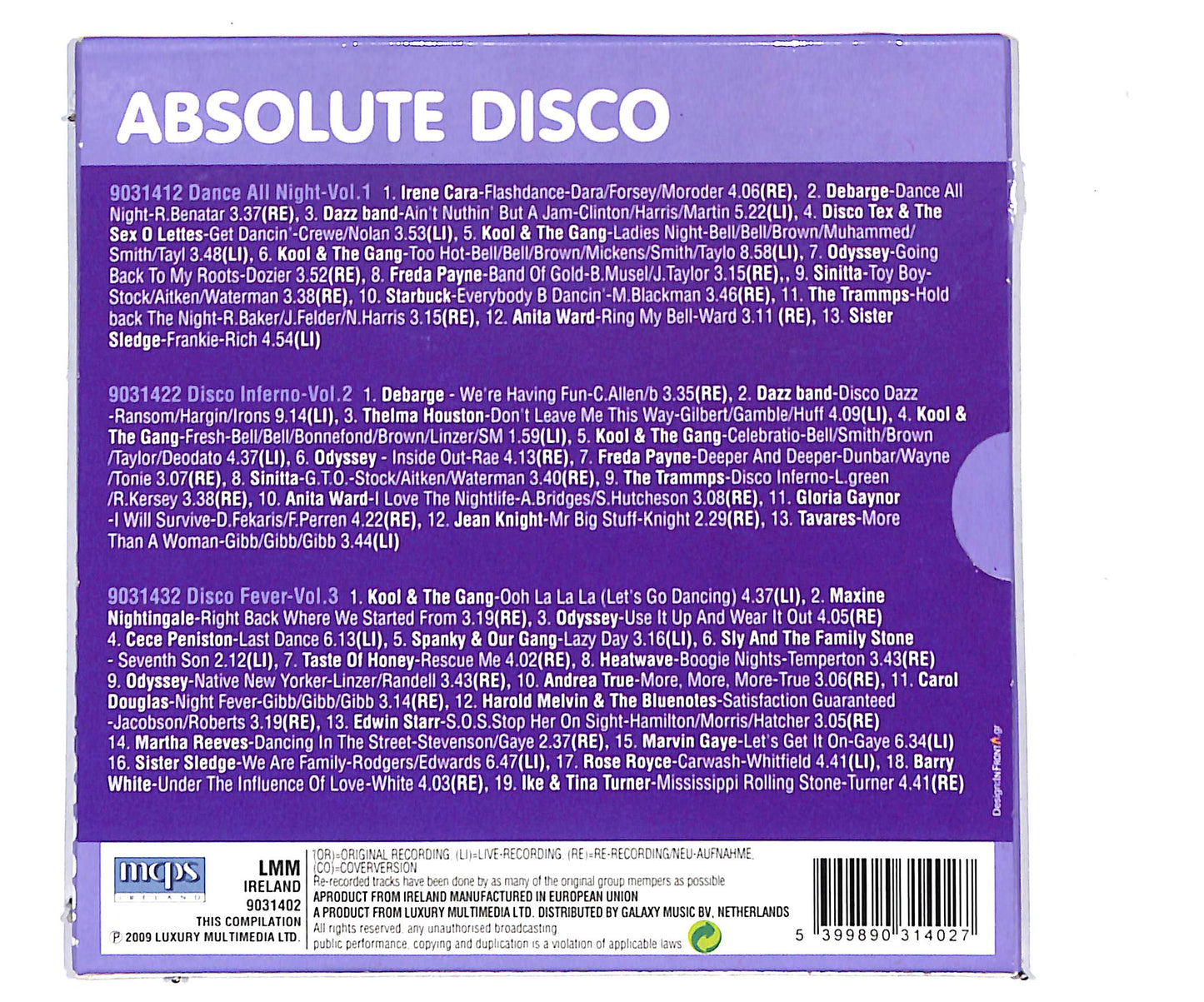 EBOND Various - Absolute Disco CD CD134158