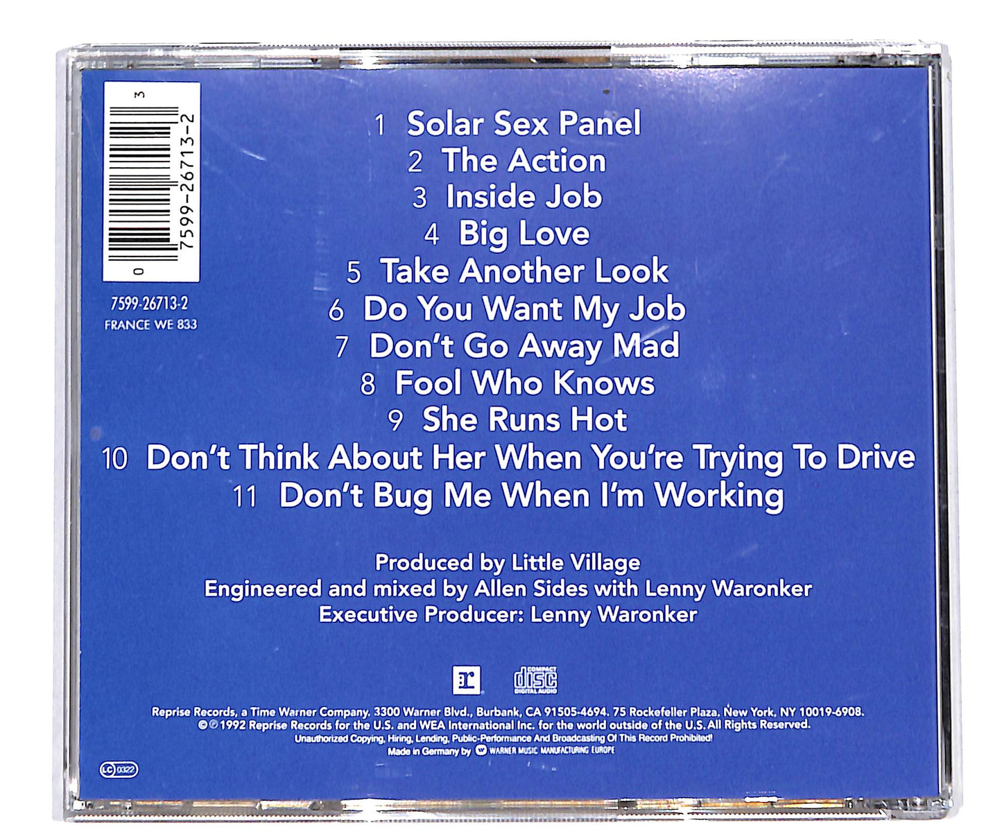 EBOND Little Village - Little Village CD CD134218